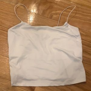 White crop top